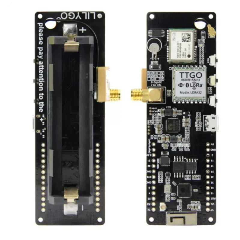 TTGO T-Beam V1.2 ESP32 Bluetooth LoRa WiFi GPS NEO 6M Wireless Module Zpaxo 868MHz AXP2101