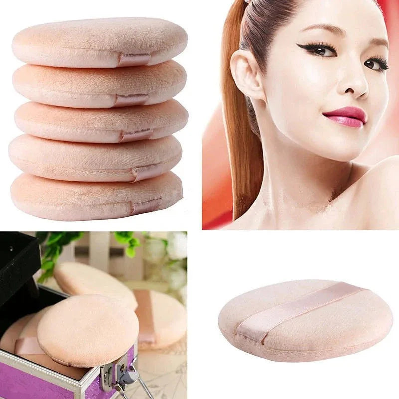 Soft Velvet Powder Puff – Double-Sided Makeup Sponge Set