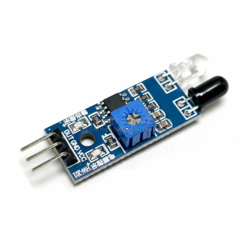 Infrared obstacle module/Obstacle avoidance car sensor/black and white line identification distance adjustable photoelectric swi Zpaxo