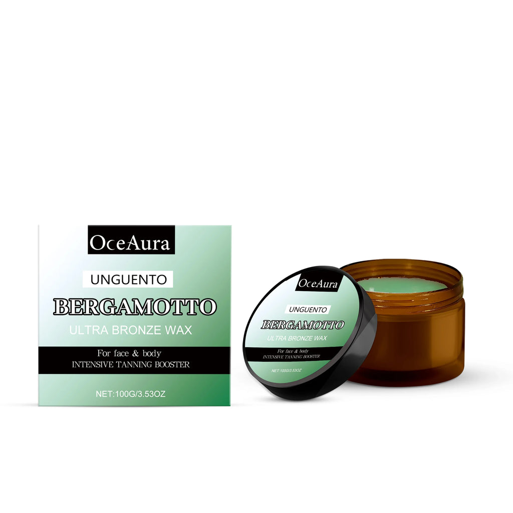 OceAura Bergamot Bronze Body Cream – Self Tanner & Moisturizer Self Tanning Cream Zpaxo 100g boxed