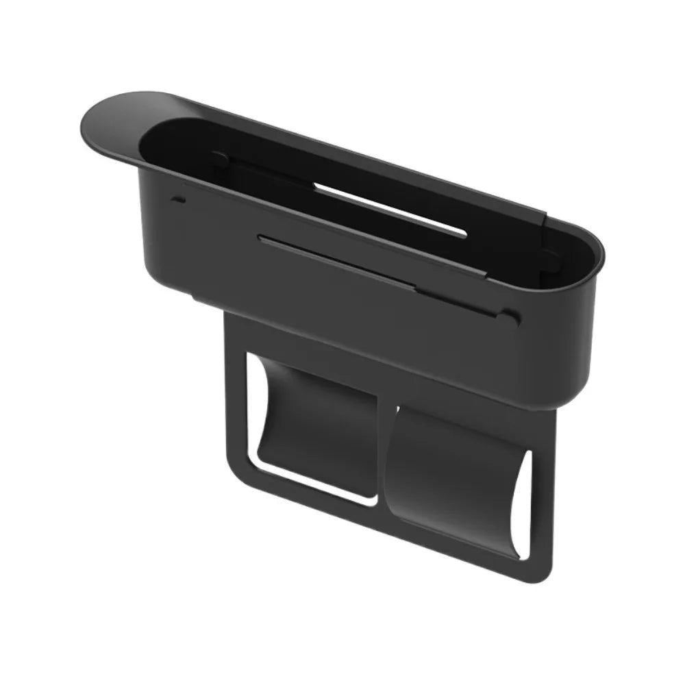 1/2pcs Retractable Car Seat Gap Storage Box Scalable Practical Car Seat Gap Filler Phone Key Organizer Large Capacity Zpaxo Black-1Pcs