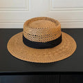Wide Brim Panama Straw Hat – UV Sun Hat for Beach & Travel