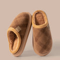 Men's Winter Slippers Non-slip Fleece-lined Thick Sole Comfortable