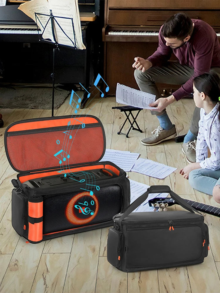 Portable Speaker Carry Tote Bag Shockproof Protective Shoulder Strap