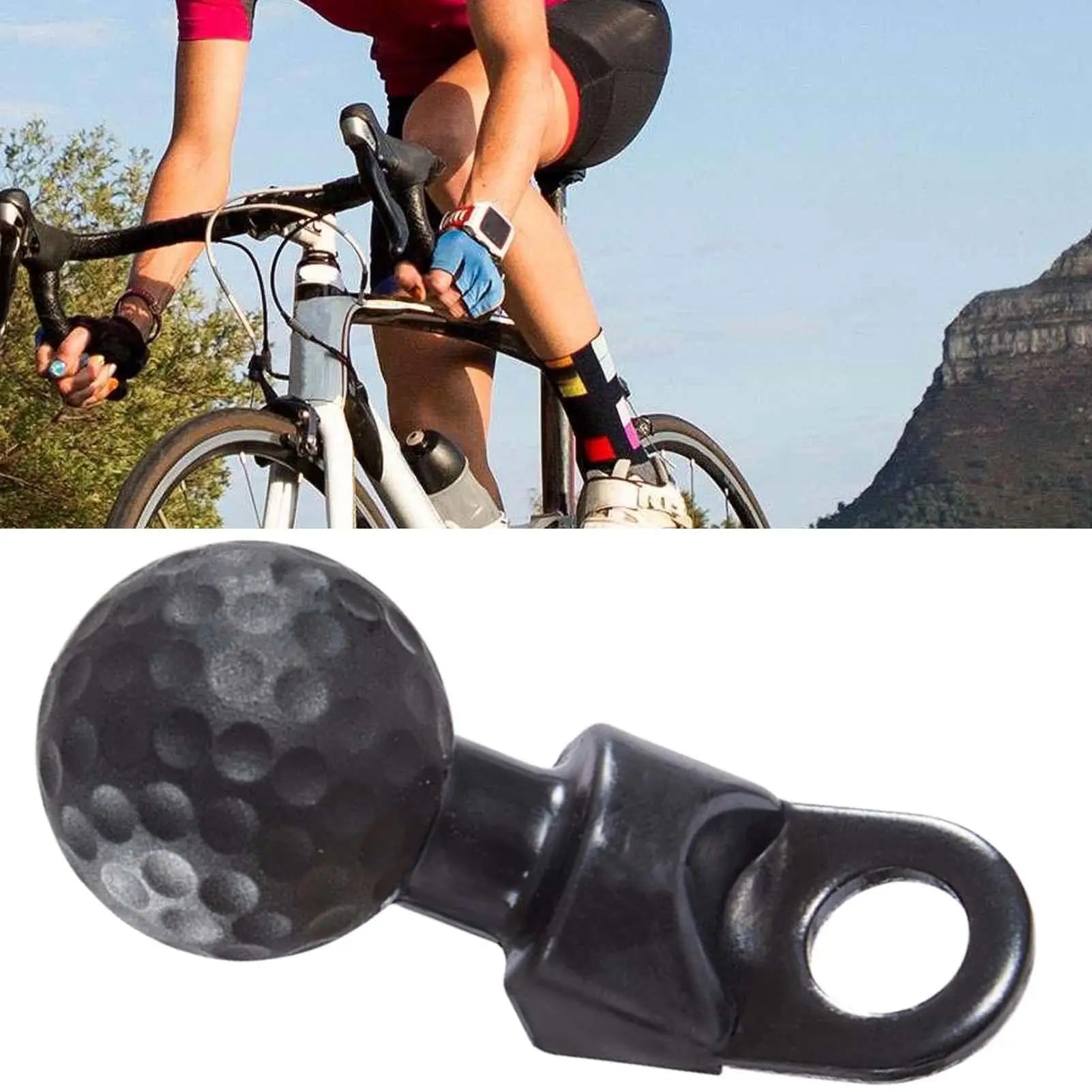 Angled Head Adapter Ball Base Angled Shock Absorbing Sturdy Alloy Ball Base Motorcycle Phone Holder Cycling Accessories for Bike Zpaxo