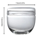 CM Transparent Mini Tea Storage Bottle Lid Small Glass Jar Sugar