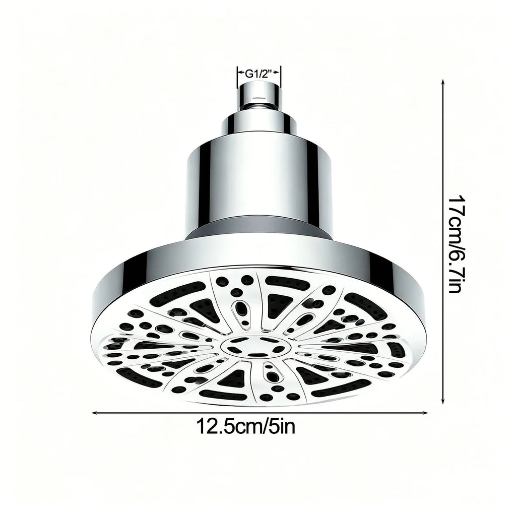 1PC Filtered Shower Head for Hard Water, Water Softener Showerhead with Shower Filter, High Pressure, Chrome Finish Zpaxo