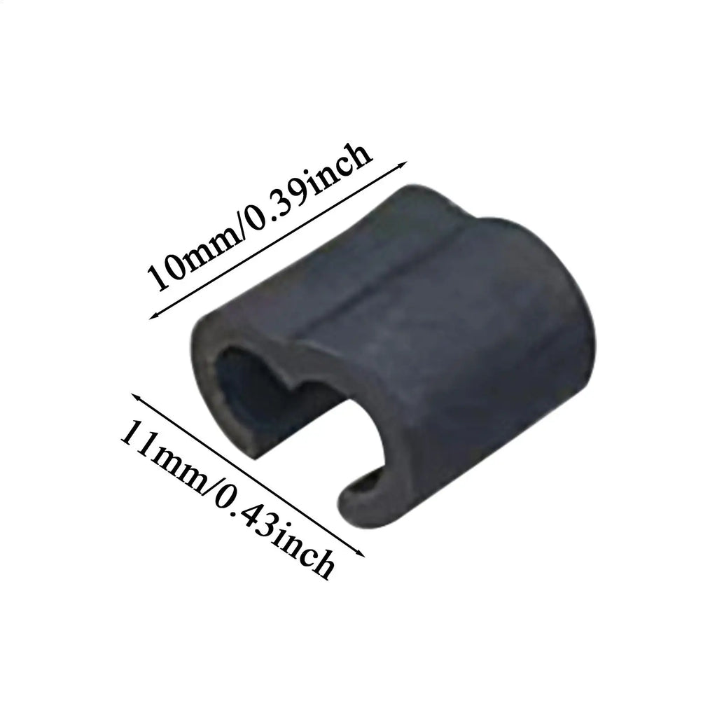 Cycle Cable Clips 10X Housing Hose Guide Clamps Housing Guide Retaining Buckle for Outdoor Road Mountain Riding Zpaxo