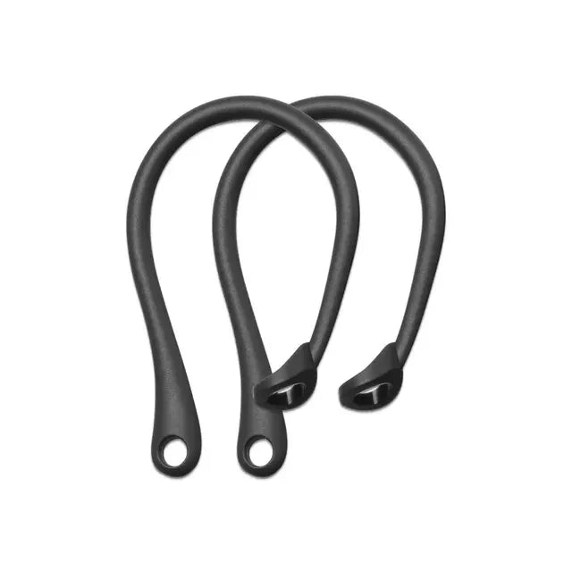 1 Pair Silicone Anti-lost Ear Hook For Apple AirPods 1 2 3 4 Pro Sport Anti-drop Ear Hook Wireless Bluetooth Earphones Accessory Zpaxo Black