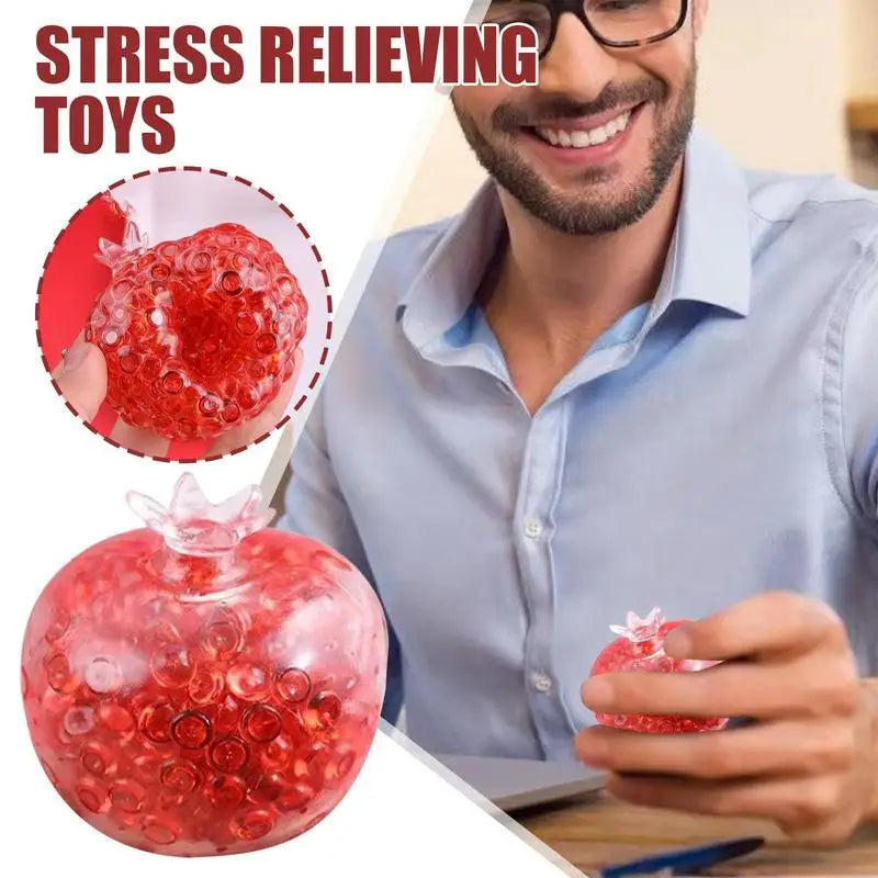 Adult Stress Balls Simulation Fake Fruit Stress Toy Shapeable Simulation Food Hand Toy Novelty High Resilience Rebound Ball For Zpaxo
