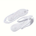 1pair Travel Folding Slippers Portable Anti-slip Hotel Bath 1 Pair