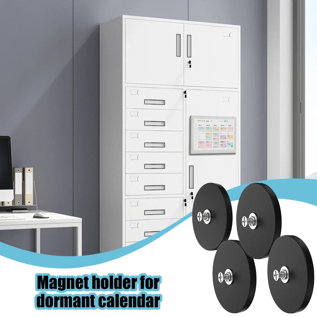 Magnet Calendar Holder 4 Refrigerator No Drill Strong Hold Hanger