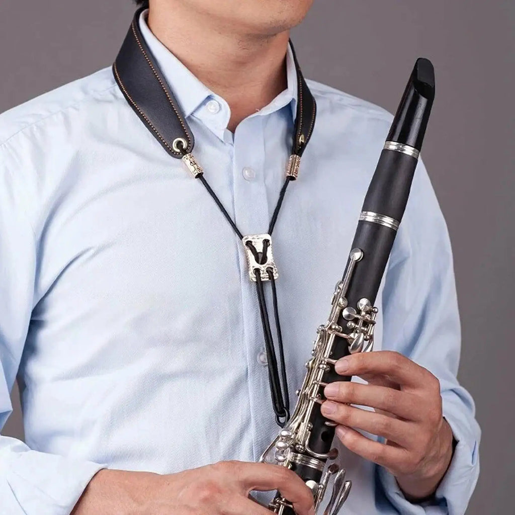Saxophone Neck Strap Pad Harness Adjustable Support Tenor Sax Neck Strap for Comfort Stability Bass Flute Beginners Girls Zpaxo