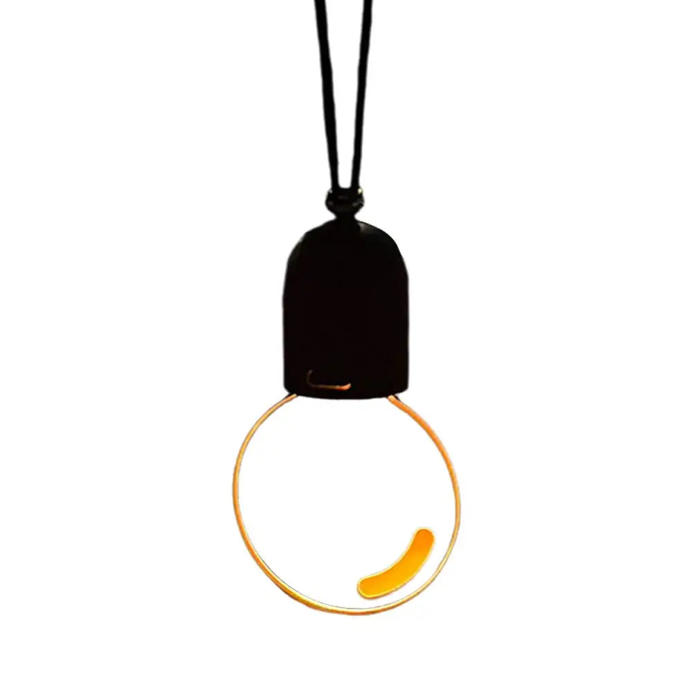 Retro Bulb Car Rearview Mirror Pendant – Warm White LED Ornament Car Interior Ornament Zpaxo 1PC
