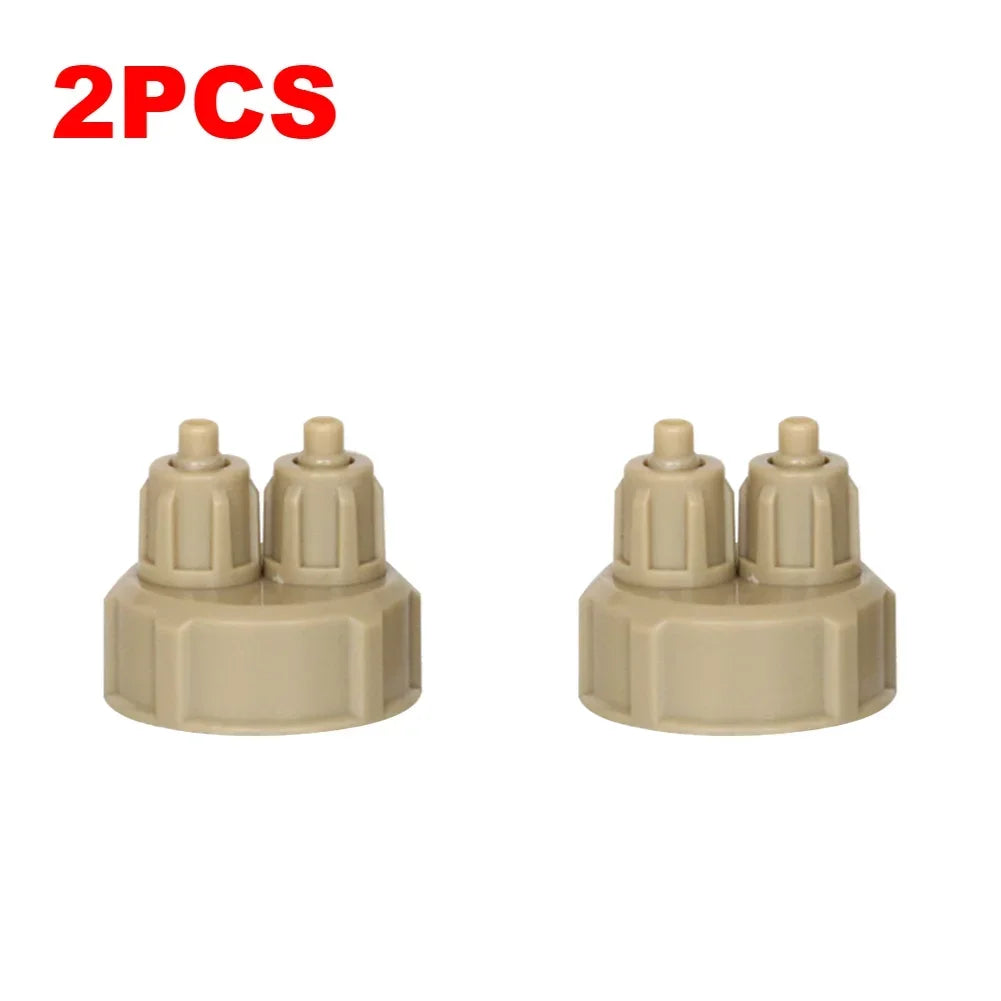Aquarium CO2 System Generator Bottle Cap Fish Tank Live Plant DIY Air Diffuser Generator Tool Carbon Dioxide Reactor Instrument Zpaxo 2 pcs
