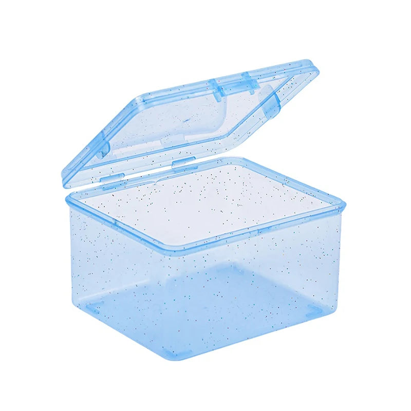 CMINS Transparent Plastic Storage Box Photocards Holder Desk