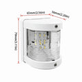 135 Degrees Boat Signal Light 3W Power ABS Housing Marine Navigation Light IP66 Waterproof White LED Navigation Light Marine Use Zpaxo White