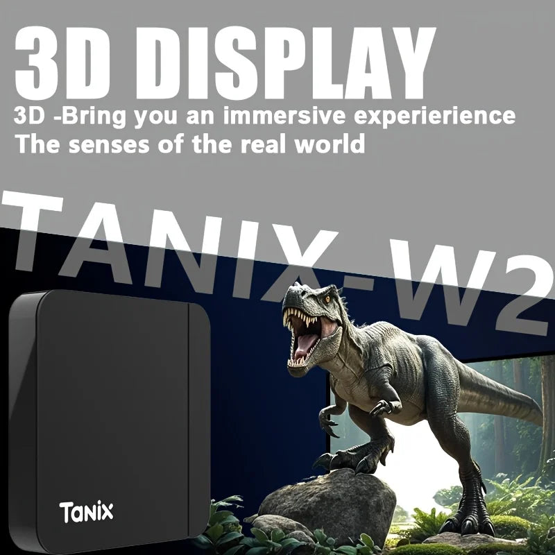 Tanix W2 TV Box Android11 Amlogic S905W2 2G16G Support 3D AV1 BT Wifi Zpaxo