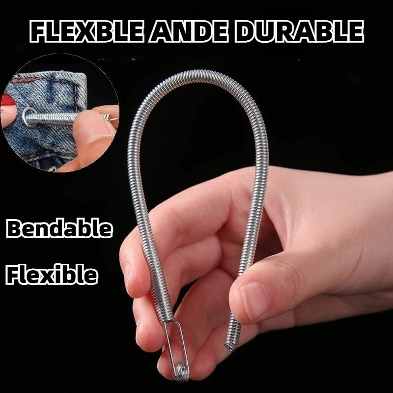 Flexible Spring Drawstring Threader Tool Durable Labor Saving Needle Threader for Pants Waistband Sewing DIY Craft Accessories Zpaxo