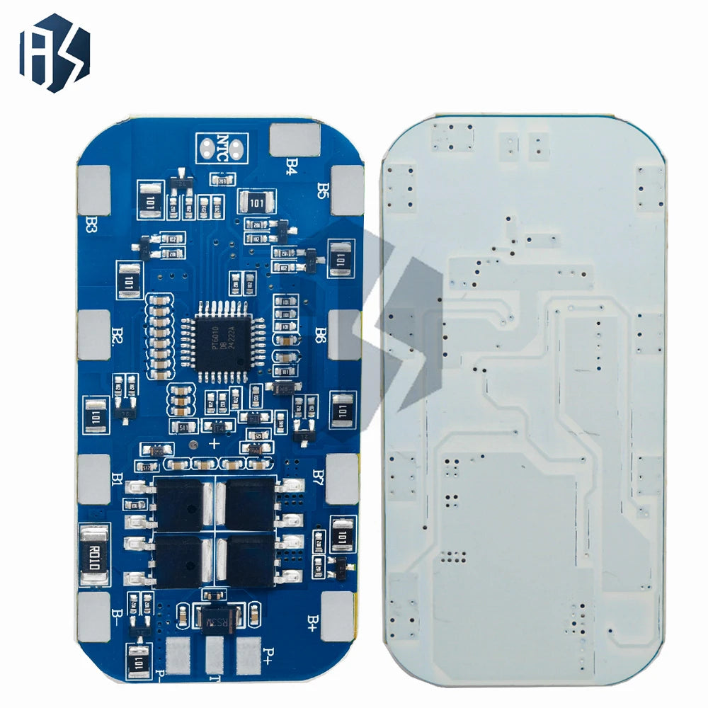8S 24V 5A/10A LiFePO4 BMS Protection Board with Balancer, Top Mount, 29.6V for 18650 LiFePO4 Battery Packs Zpaxo