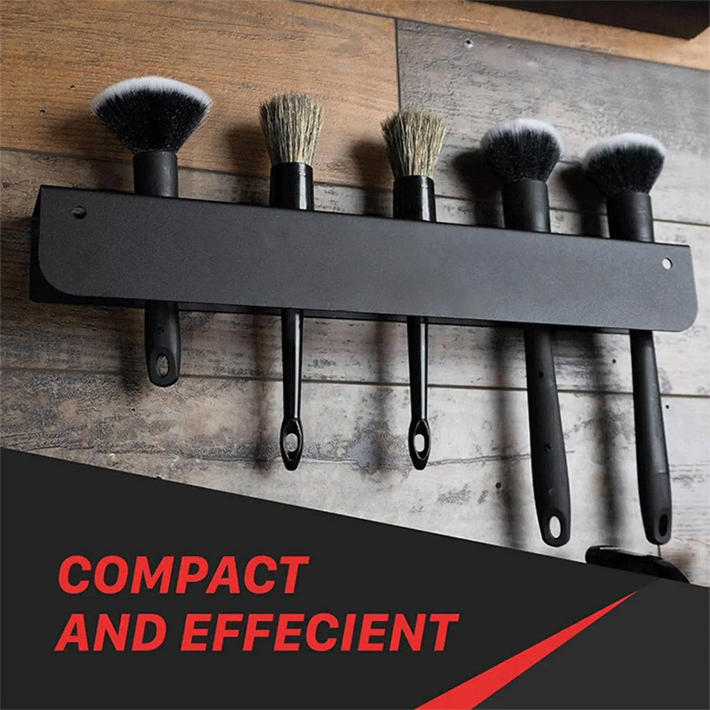 Car Detailing Brush Organizer Wall Mounted Tool Automobile
