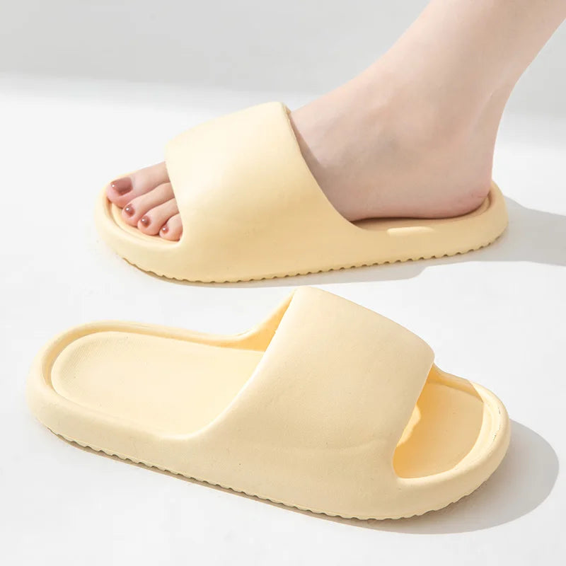 Soft Sole Eva Slippers Women Lightweight Non Slip Home Woman Men Zpaxo yellow 40-41