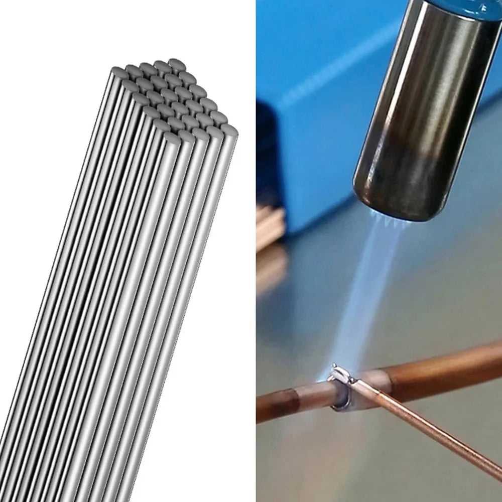 50 Pcs Aluminum Welding Rods Low Temperature Aluminum Wire 13 Inch Universal Aluminum Repair Rods Household Brazing Rods Weld Zpaxo