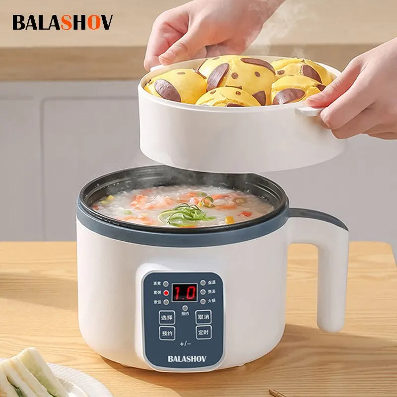 Electric Rice Cooker Single Double Layer 220V Multi Cooker Non-Stick Smart Mechanical MultiCooker Steamed Rice Pot For Home Zpaxo