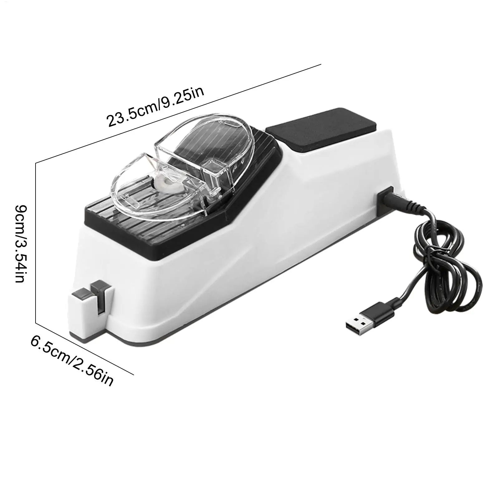 Electric Knife Sharpener Adjustable Kitchen Tool 5 Seconds Quick