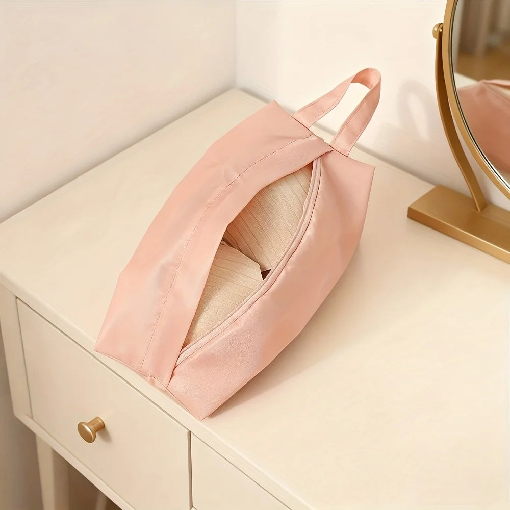 Travel Underwear Organizer Bag Panty Socks Storage Case Multiple Zpaxo pink