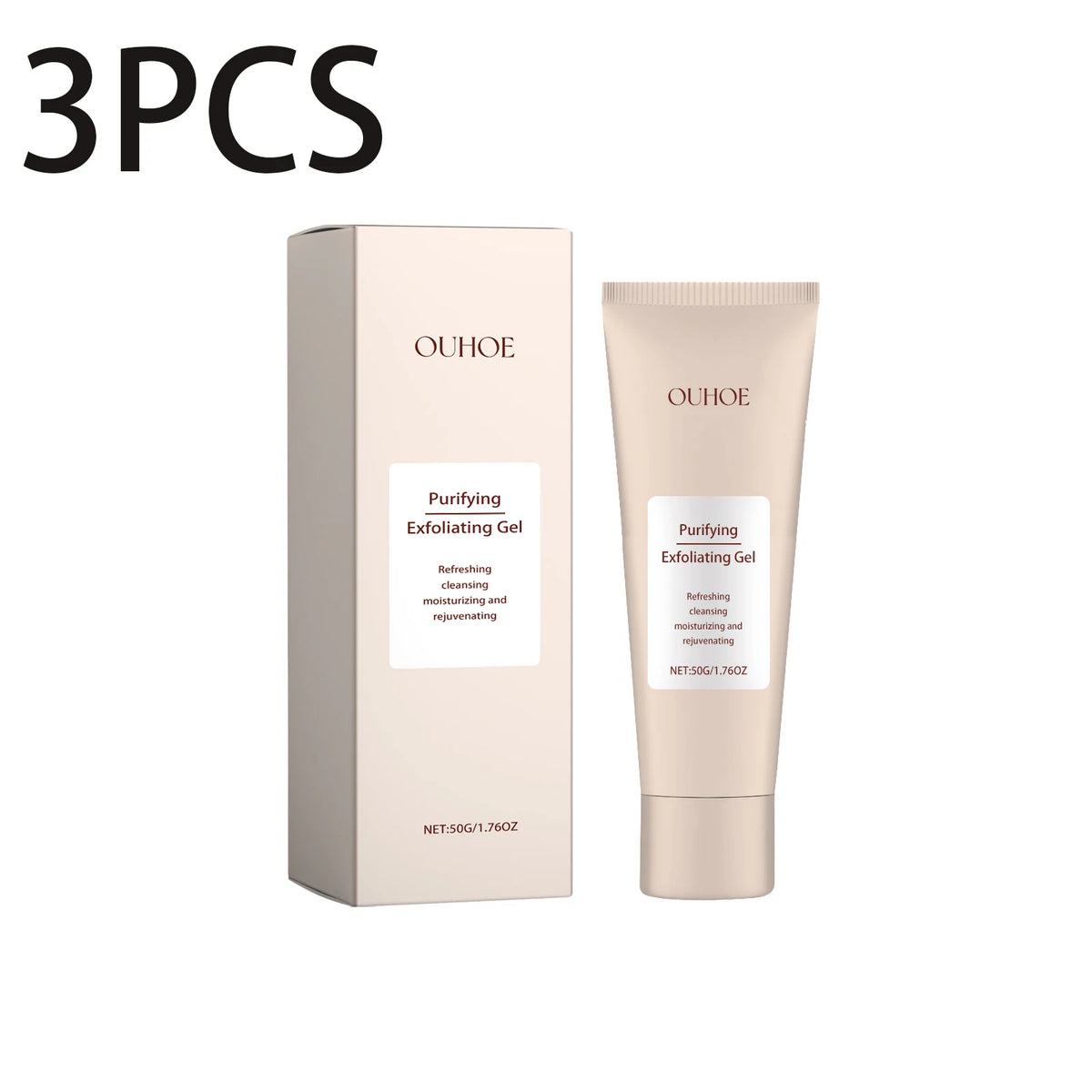Exfoliating Gel Pore Shrinking Repair Redness Deep Cleansing Remove Dead Skin Dark Spot Brighten Moisturizer Peeling Face Scrub Zpaxo 150g boxed