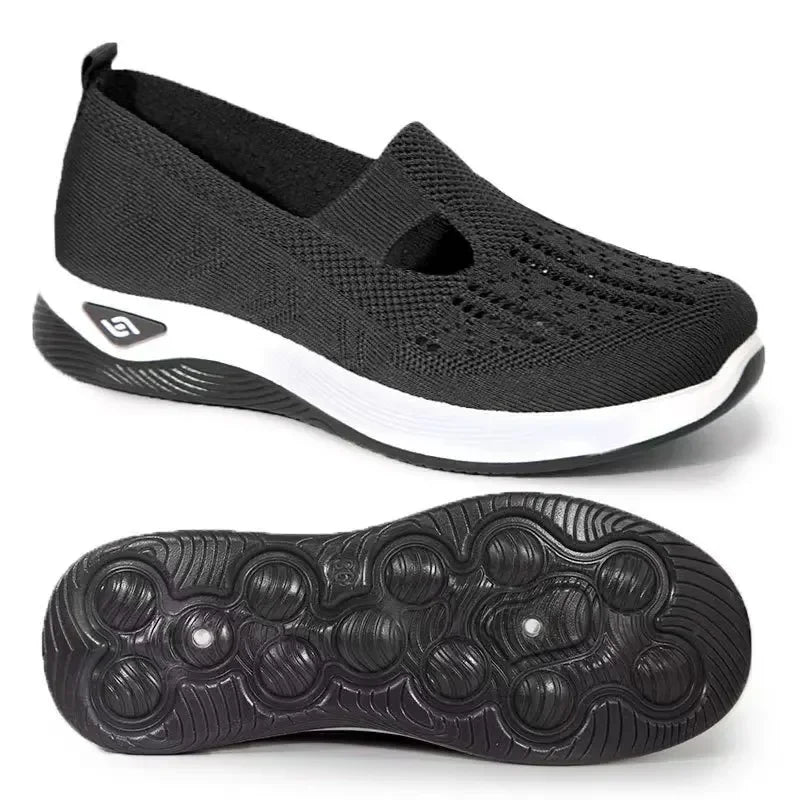 Selling Women Mesh Slip Shoes Breathable Comfortable Casual Sneakers