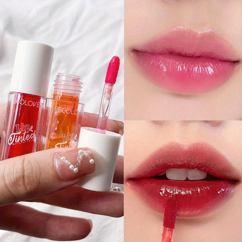 Fruit Juice Lip Tint Non-stick Cup Liquid Lipstick and Blush 2 In1 Waterproof Long Lasting Water Lip Stain Lips&cheek Makeup 1pc Zpaxo