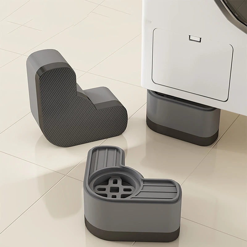 4Pcs Anti Vibration Pads Slipstop Silent Universal Washing Machine Refrigerator Support Dampers Washer Dryer Stand Zpaxo