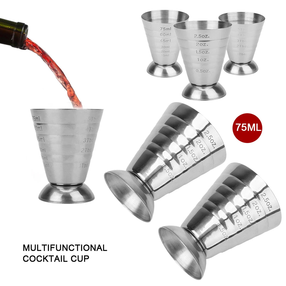 Bar Mixed Drink Accessories Stainless Steel Measure Cup Gadgets