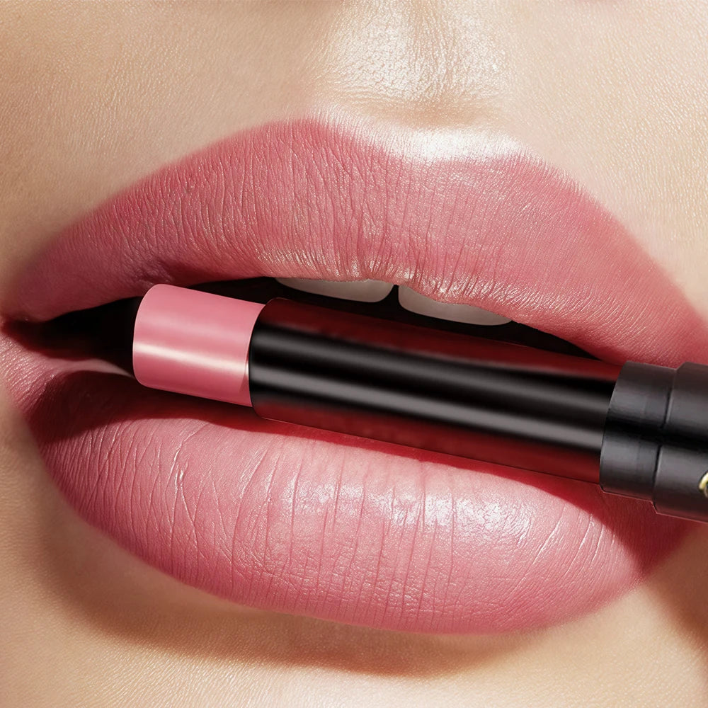 6-piece Rotating Lip Gloss Waterproof Smudge-proof Easy Apply Natural