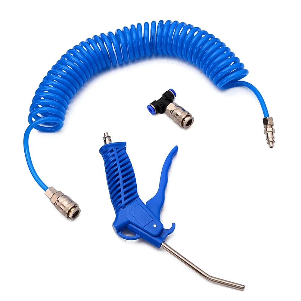 Air Duster Blow Gun Set Pneumatic Combination Dust Blowing Gun Kit Plastic Air Pipe Portable Dust Removal Tool Clean Equipment Zpaxo SET1