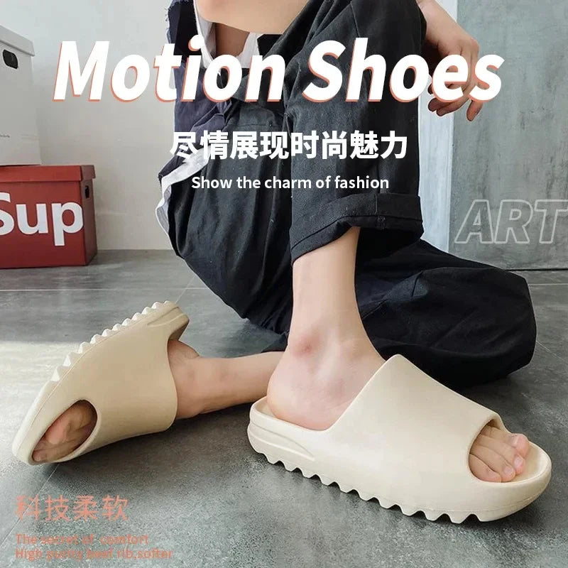 EVA House Shoes Non-slip Thick Soft Platform Slide Sandals Women Men
