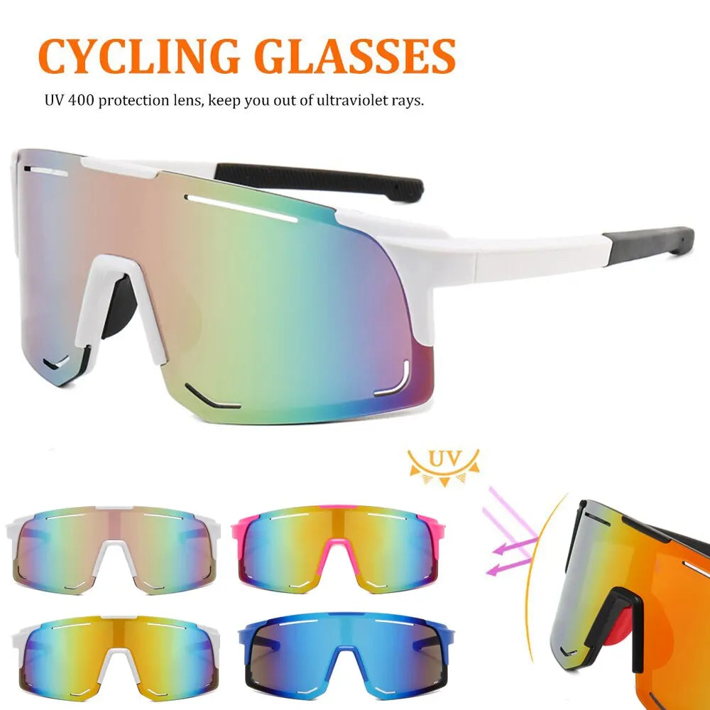 Cycling Sunglasses UV Protection Windproof Glasses For Men Women Polarized Lens Hiking Road Riding Bike Sport Glasses Eyewear Zpaxo