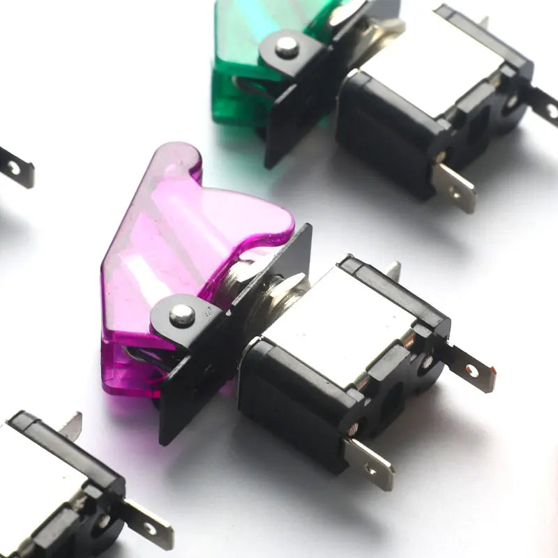 Auto Truck Illuminated Led Toggle Switch Safety Aircraft Flip Up Zpaxo
