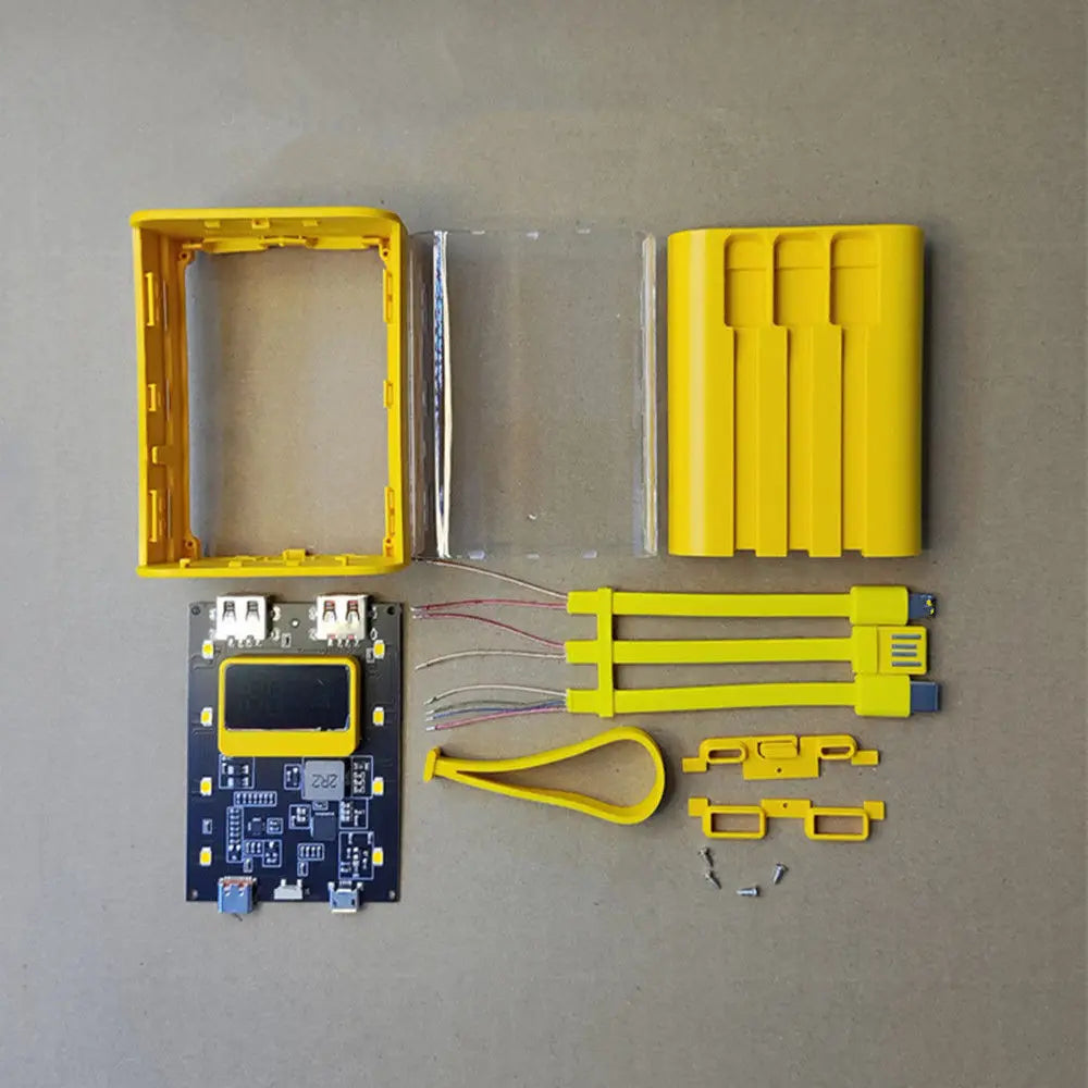 3 18650 Battery Charger Case DIY Power Bank Box PD 22 5W Fast