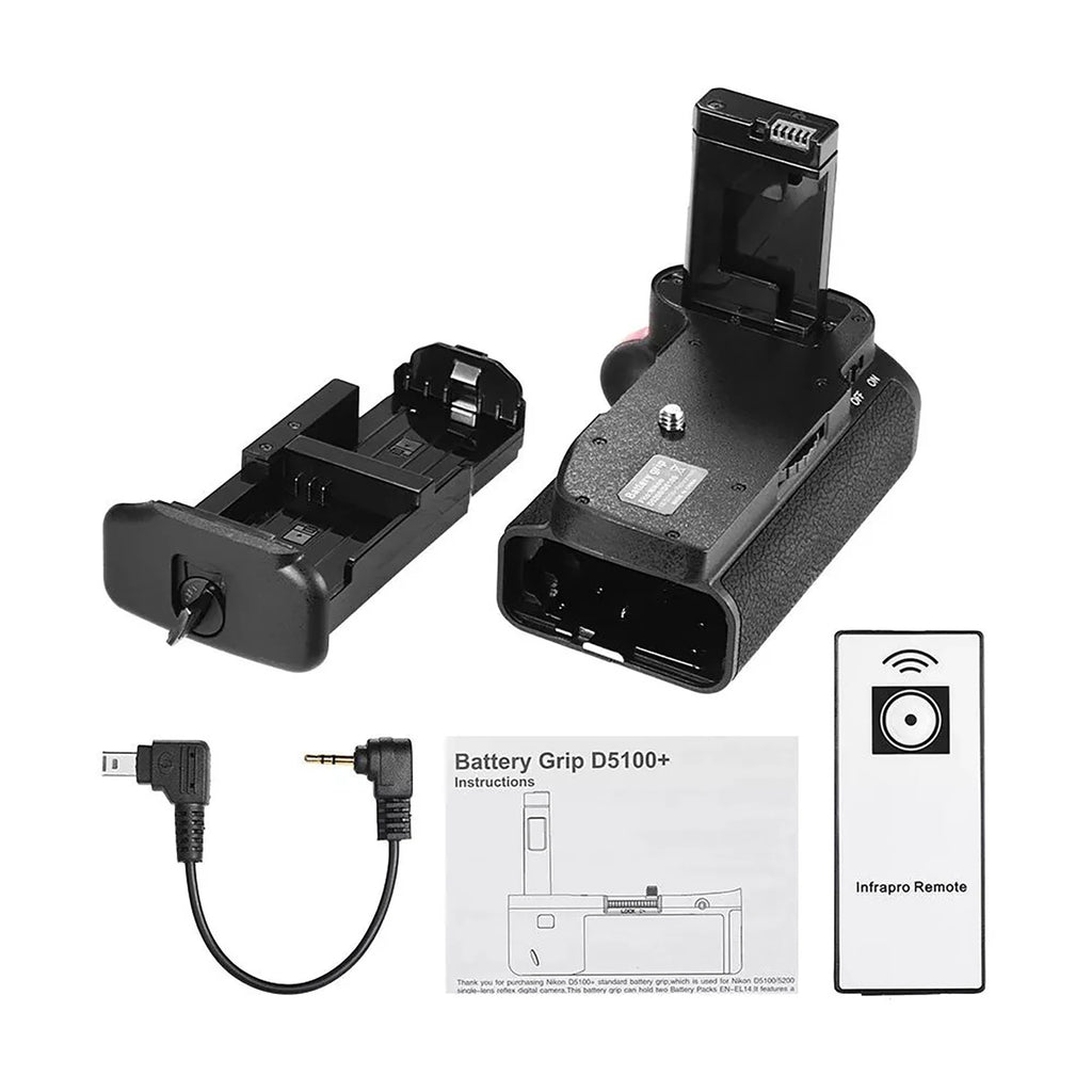 MB-D5100 Vertical Battery Grip Holder Shutter-release Button&infrared