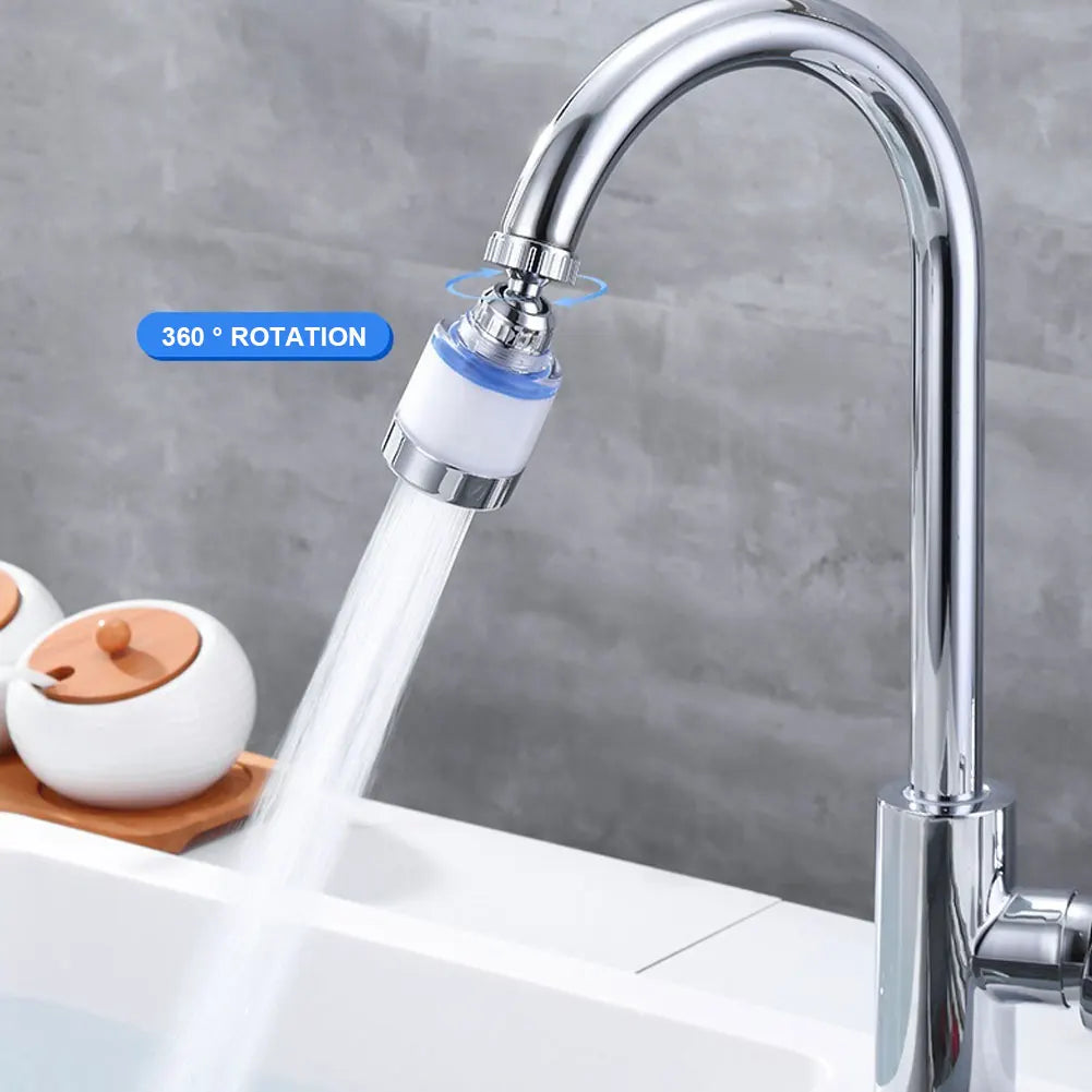 360 Degree Rotating Faucet Filters Bubbler Mount Water Saving Clean