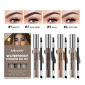 Waterproof Eyebrow Gel for Long Lasting Highly Tinted Liquid Eye Brow Makeup Sweatproof Natural Black Brown Zpaxo 4 colors