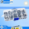 TO-92 Transistor Kit 200PCS 10 Types - BC337/BC327/S8050/S8550 for DIY Electronics Zpaxo Default Title