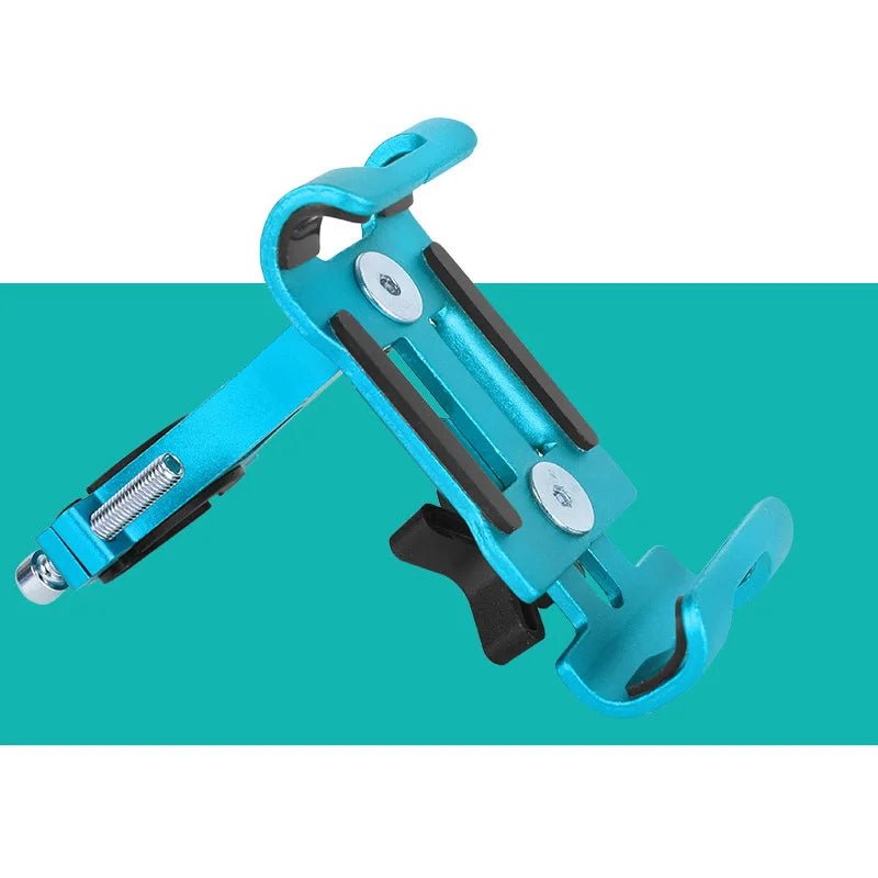 Bicycle Mobile Phone Bracket Aluminum Alloy Electric Car Motorcycle Zpaxo Fixed Blue