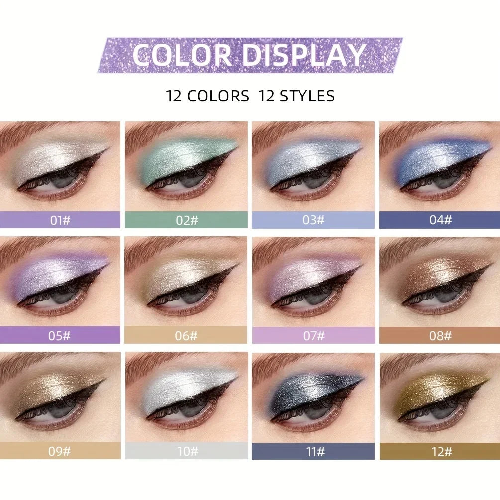 Liquid Eye Shadow Waterproof Anti Smudge Durable Creates Perfect