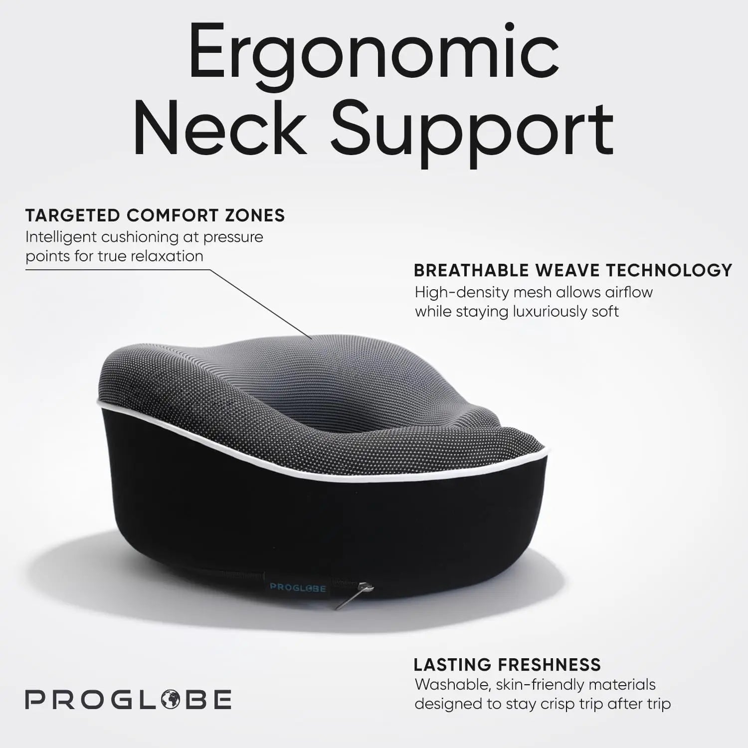 Orthopedic Neck Pillow Travel Pillows Airplanes Memory Foam 360 Head