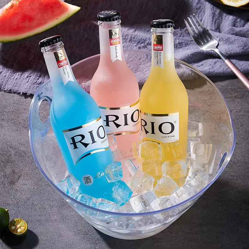 Clear Acrylic Ice Bucket – Party Wine & Champagne Chiller Acrylic Ice Bucket Zpaxo