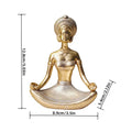 Yoga Figurine Modern Resin Decoration Table Centerpiece Meditation